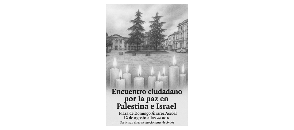 El movimiento asociativo de Avilés convoca un encuentro por la paz en Palestina