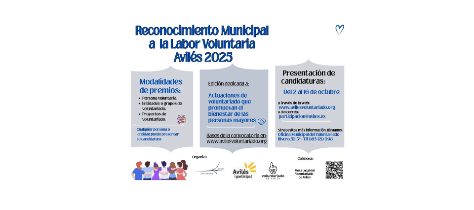 Reconocimiento Municipal Labor Voluntaria de Avilés 2025